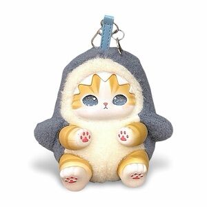 Mofusand Kiramekko Fluffy Kittens Pendant Shark Kitty